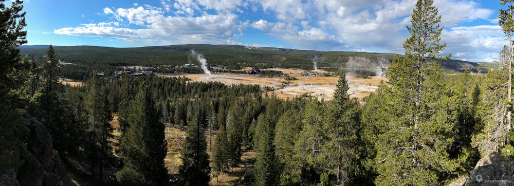 Old faithful observation point cheap trail